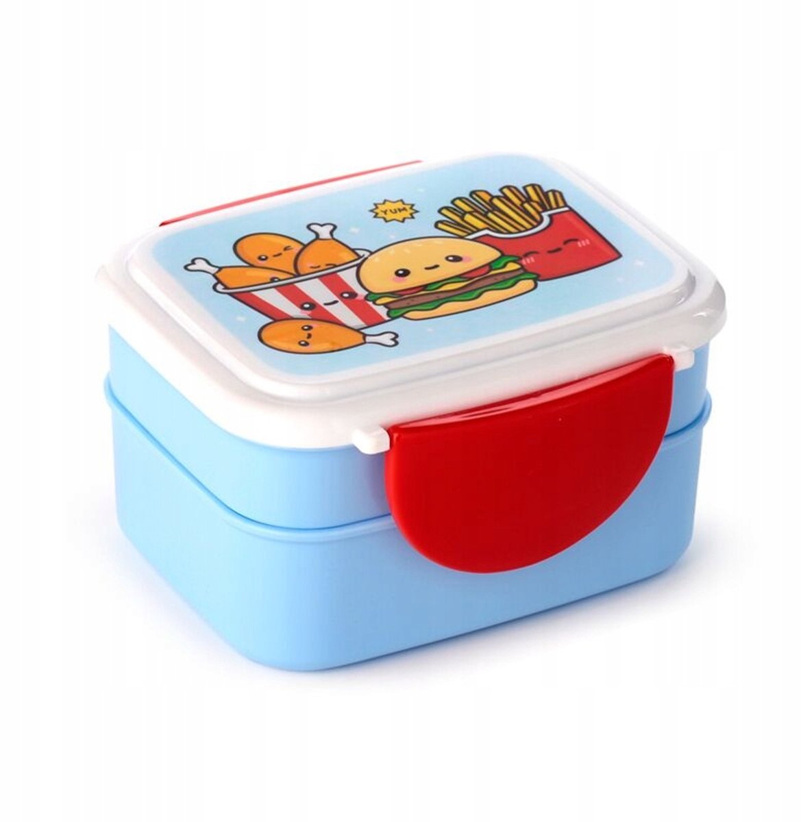Bento Lunchbox Foodiemals met Bestek - Stapelbaar & BPA-vrij