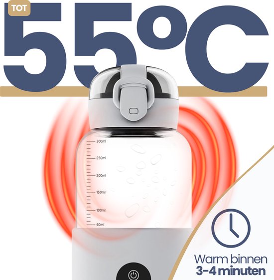 Flessenwarmer - Flessenwarmer Onderweg - Flessenwarmer draadloos - Flessen Warmer - Flessenwarmer Baby - Baby - Baby uitzet - Baby spullen - Baby flessen - Baby Flessenwarmer - Moedermelk Bewaarflesjes van Deryan — afbeelding 3