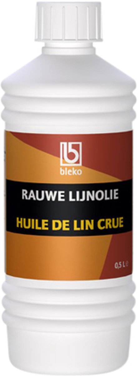 Lijnolie bleko rauw 500ml | 8 stuks
