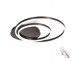 Moderne Zwarte Plafondlamp LED met afstandsbediening - 3 kleuren