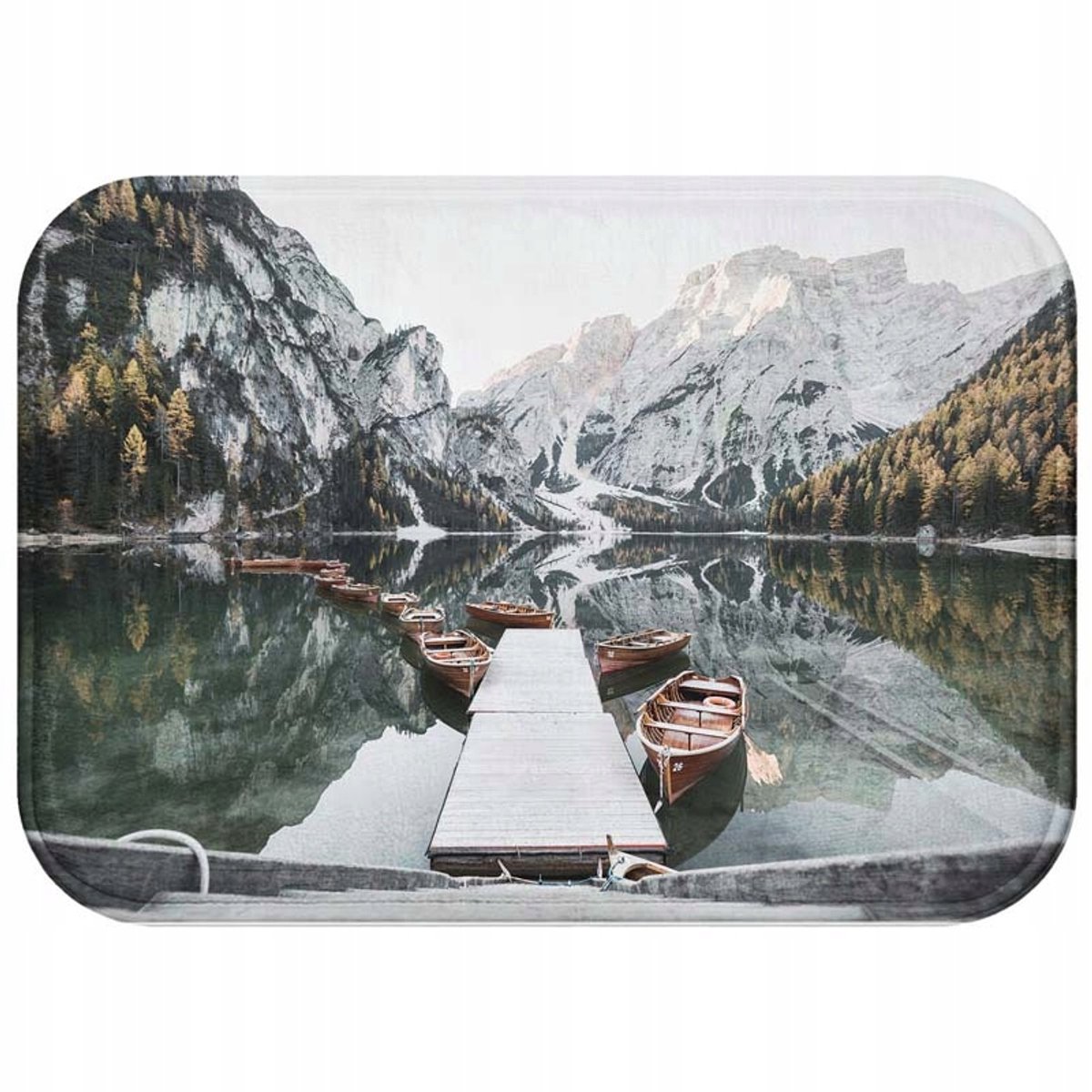 Zachte Antislip Badkamermat 60x40cm - Stijlvol & Sneldrogend