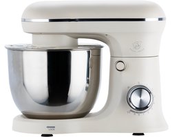 Royal Swiss® - Keukenmachine Keukenrobot met Mengkom 5L - 1500W Planetair Mengsysteem - 10 Snelheden + Pulse - RVS Mengkom - Roze