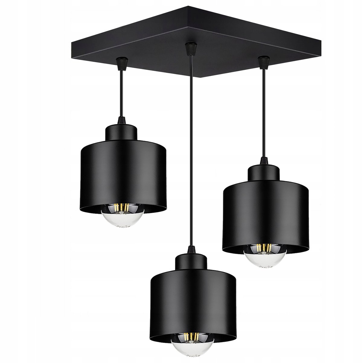 De LX-1119-3 Zwart/Coper/Coper Plafon