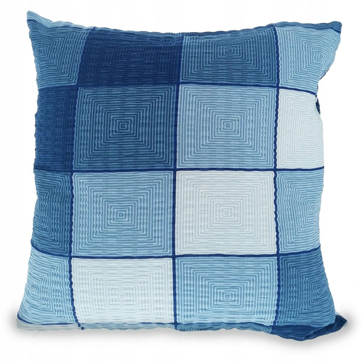 Kussensloop Kora 40x40cm - Piknikruit Blauw - Stijlvol en Onderhoudsvriendelijk