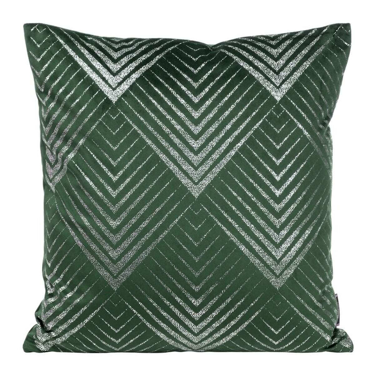 Decoratieve Kussenhoes 45x45cm Donkergroen - Zachte Velours