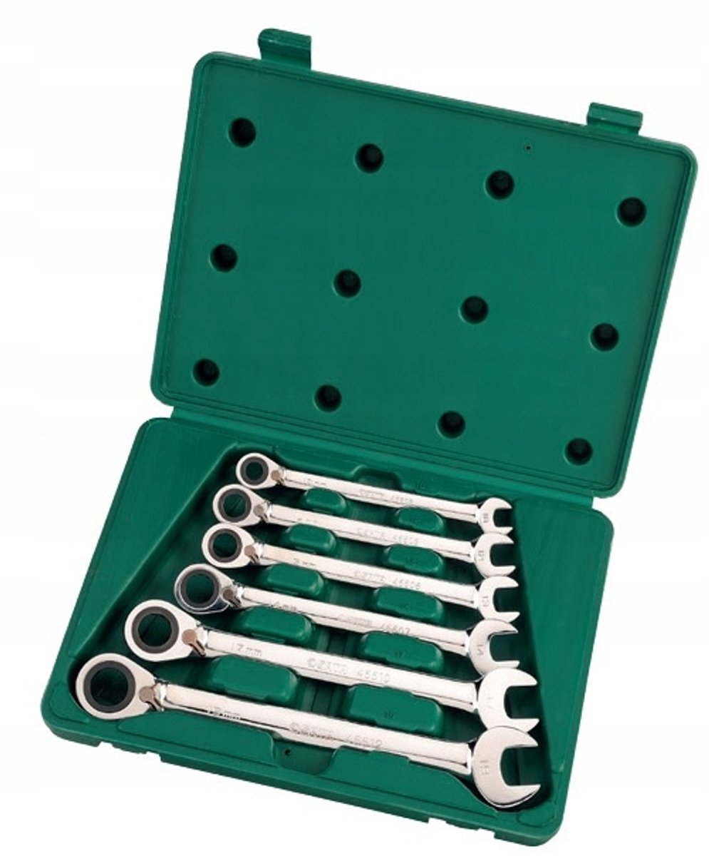 SATA 6-delige ringsleutelset met tarief