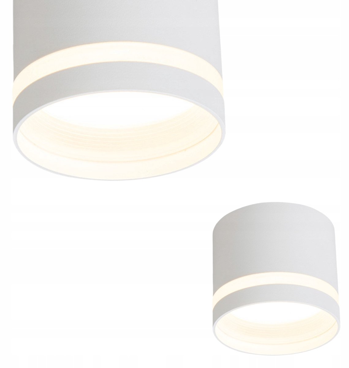 KENDAL GX53 Plafondlamp Aluminium Wit - Stijlvol en Functioneel