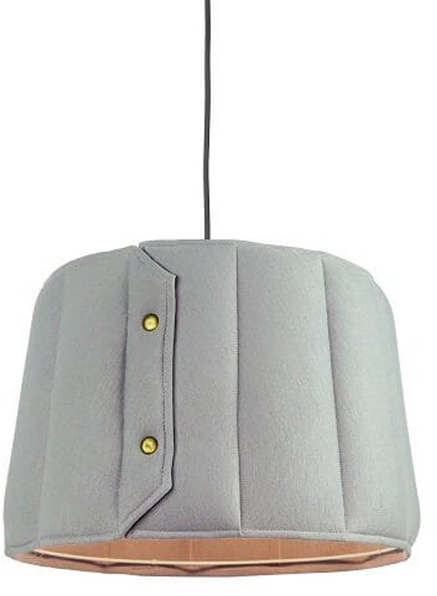 Light Prestige Vitoria Hanglamp - Kleine Grijze E27 Kap
