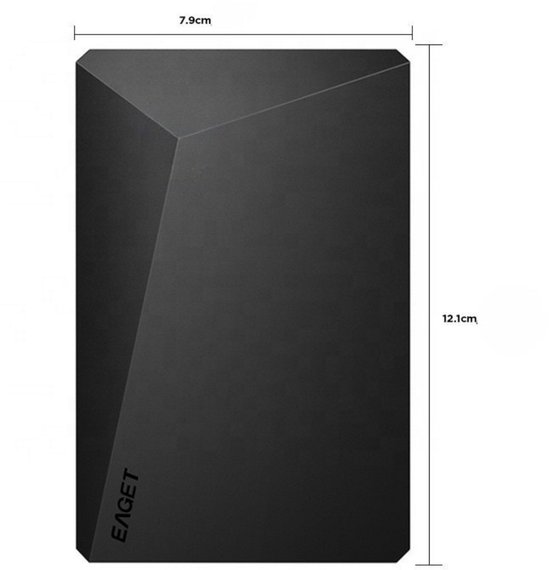 Eaget HDD schijf - Externe harde schijf - 1TB (2x500GB) dubbele schijf van 2x500GB - Externe harde schijven - Harde schijf - Plug and Play — afbeelding 5