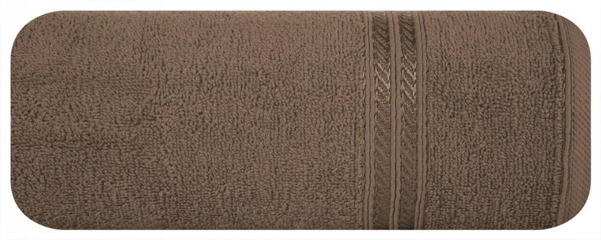 Lori Handdoek 50x90 cm Bruin 450g/m² - Zacht & Absorberend Katoen