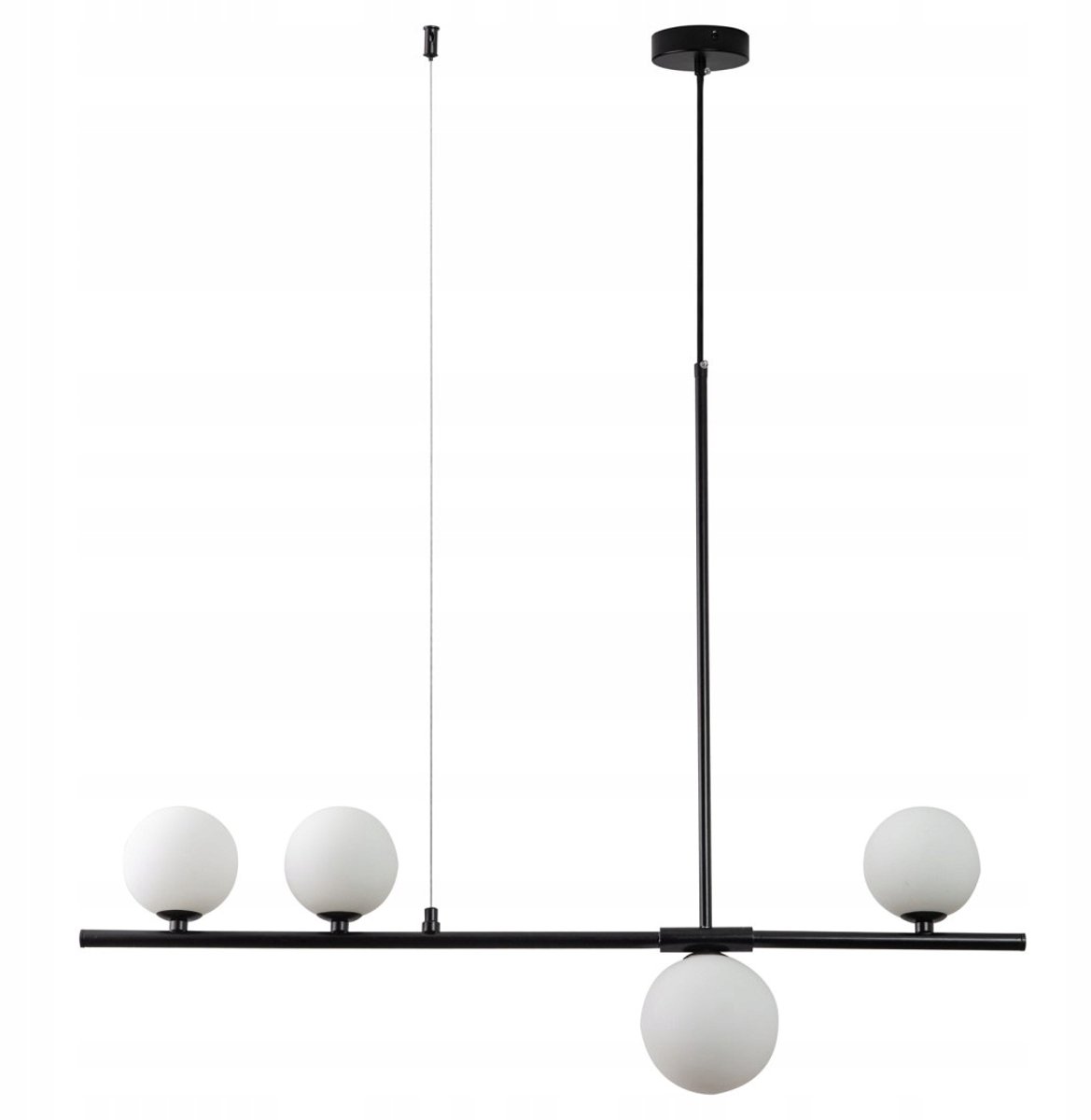 MODERNO Zwarte Hanglamp 80cm - Stijlvol en Modern Interieur