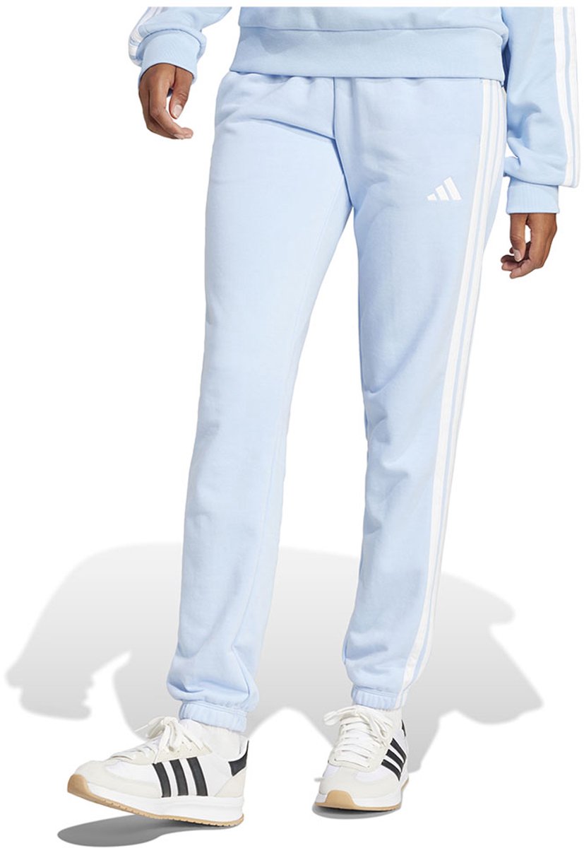 Adidas Essentials 3 Stripes French Terry Cuffed Joggers 2XS Vrouw Blauw