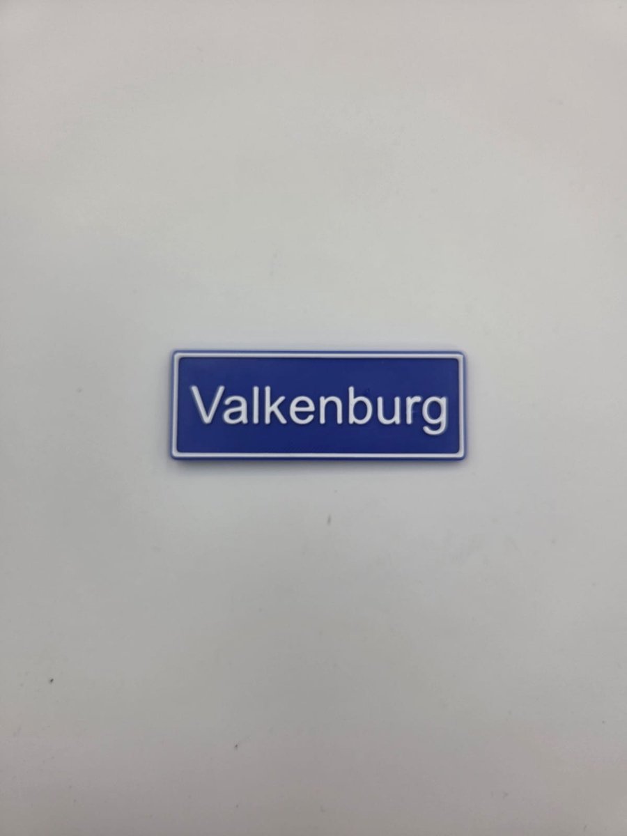 Koelkast Magneet plaatsnaam 8 X 3 CM Valkenburg