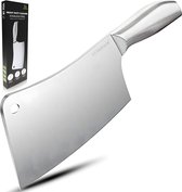Couteaux à Couperets HI NATURE™ | Couteau à découper, Hakbijl, couteau de chef, couteau à viande, couteau de boucher| Heavy Duty , compatible lave-vaisselle - 29 cm - Argent
