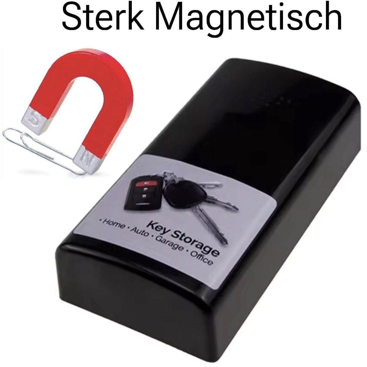 medj-Geheime Opbergdoos -geheim opbergvak -Sterke magneet-Magnetisch-onder de auto