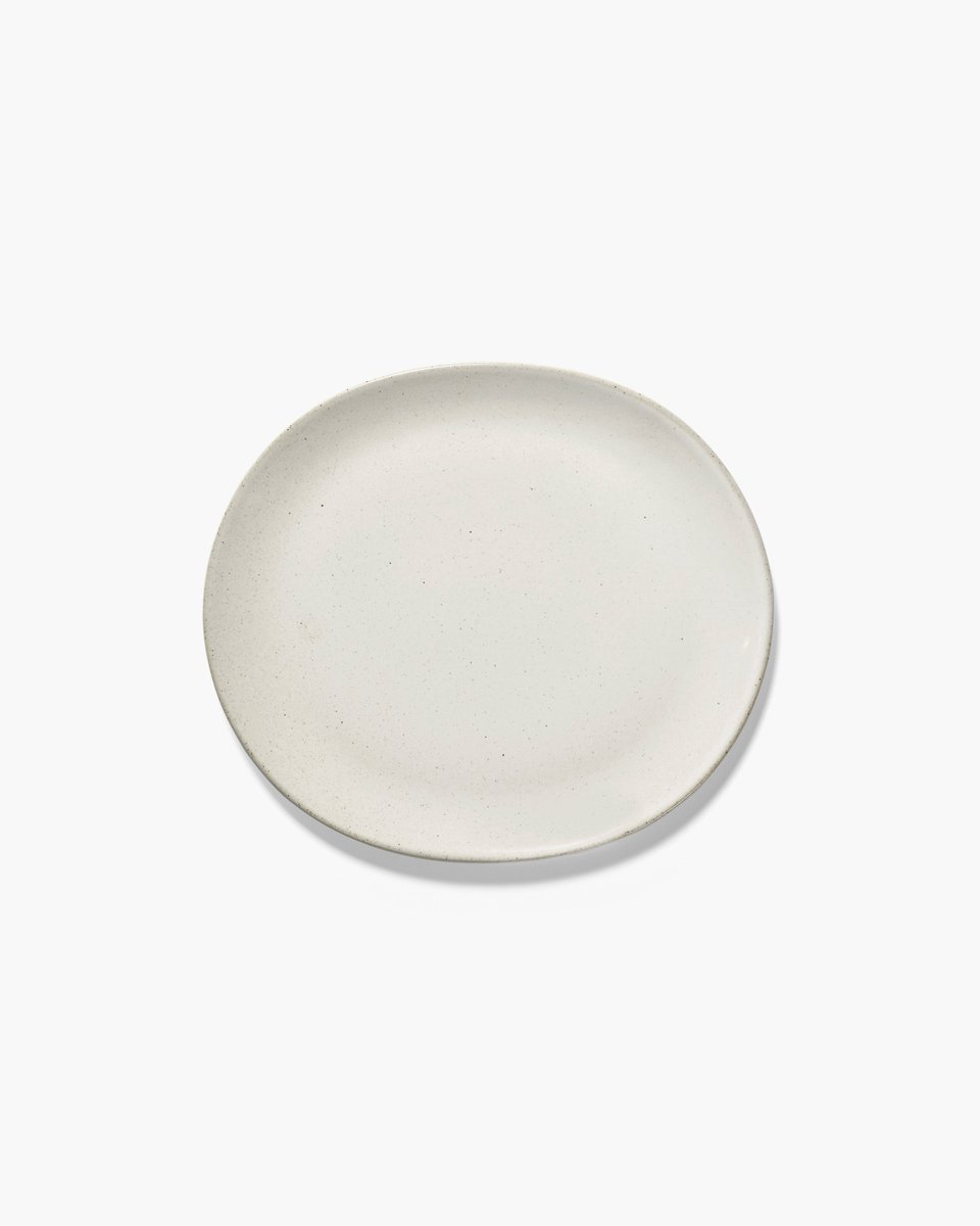 Serax Uncharted Out of Lines plat bord 27.5x24.5cm off white