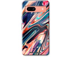 Case Company® - Hoesje geschikt voor Google Pixel 7A hoesje - Quantum Being - Tough Case - Maximale Bescherming alle Kanten en Schermrand