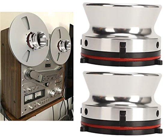 Nab Reel Hub Adapters voor 10 Reel to Reel Tape Recorders, Nab Hub Adapters Reel to Reel Tape Nab Hub Adapter voor Studer voor ReVox voor Akai voor Teac (Zilver) — afbeelding 5