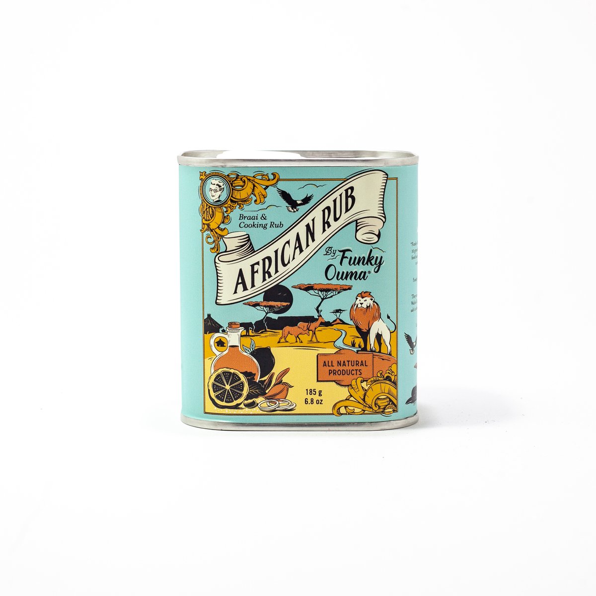 Funky Ouma - African Rub - Tin 185g