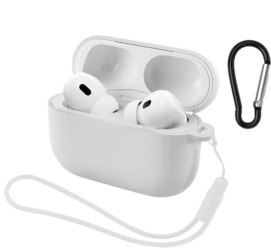 Étui en Siliconen Studio Air® pour Airpods Pro 3 - Wit - Hooked - Étui souple pour Airpods Pro 3 (2025)