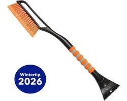 Vicon 2 in 1 Ijskrabber met Borstel voor Auto - Extra lang - Ruitenkrabber - Sneeuwveger - Glaskrabber - Sneeuwkrabber - Raamkrabber