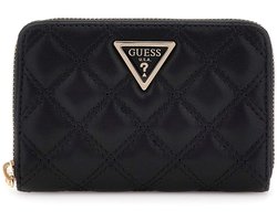 Omslag van GUESS portemonnee Giully II SLG Medium Zip Around Wallet Black zwart