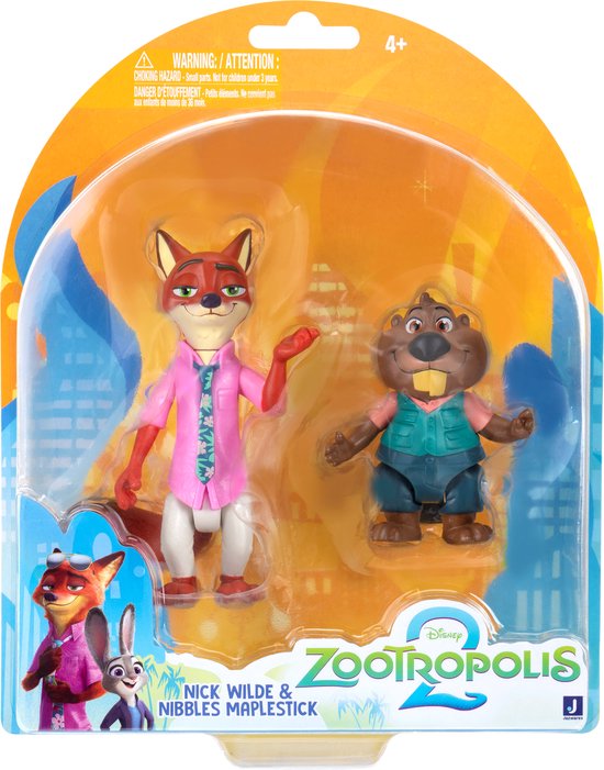 ZOOTROPOLIS - 2 Figure Pack Nick Wilde Core & Nibbles Maplestick (Zootropolis 2)