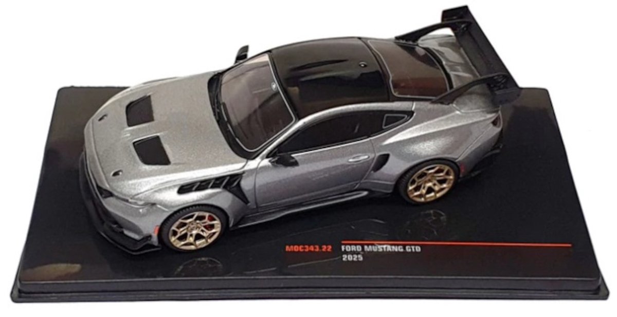 Ford Mustang GTD 2025 Grijs Model 1/43 Ixo Models