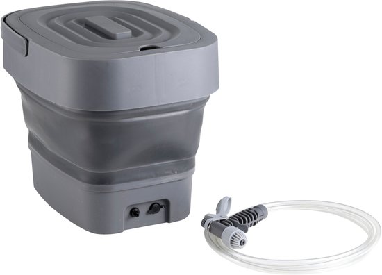 Draagbare Lagedrukreiniger - Emmer, Accu, Pomp - 9L - Draagbare Douche van Inno Cuisinno — afbeelding 2
