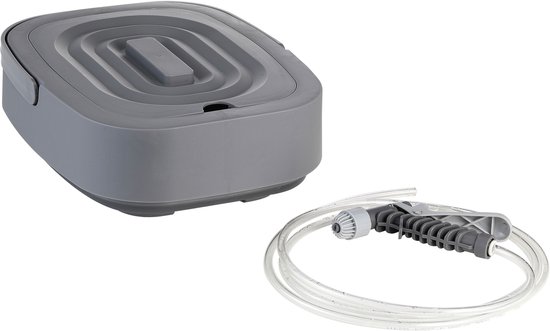 Draagbare Lagedrukreiniger - Emmer, Accu, Pomp - 9L - Draagbare Douche van Inno Cuisinno — afbeelding 3
