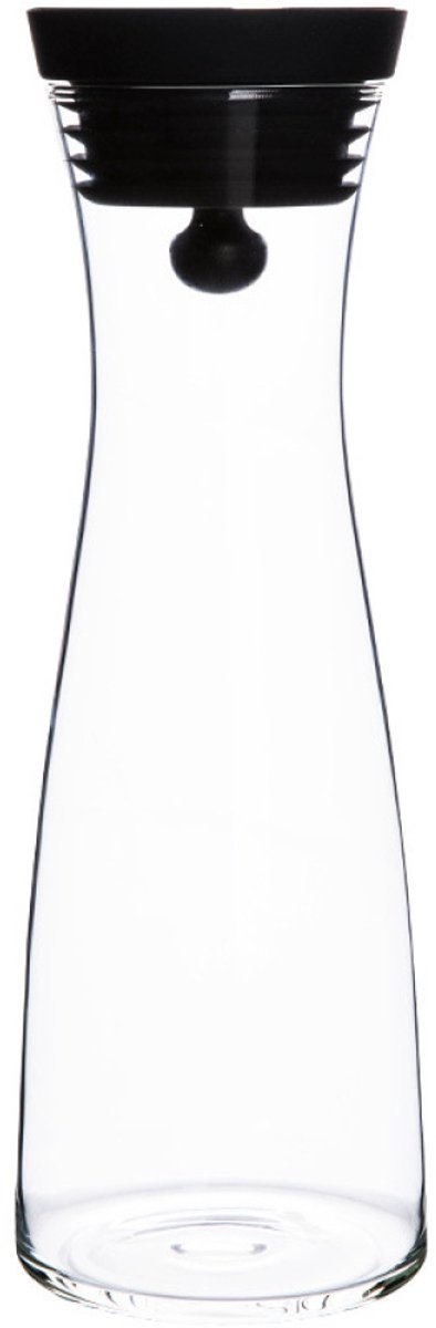 JeiibrZui Glazen waterfilter - Glazen fruitfilter - Voor ijs en stukjes fruit - 1 stuk - Geschikt voor de koelkast en tafel, transparant