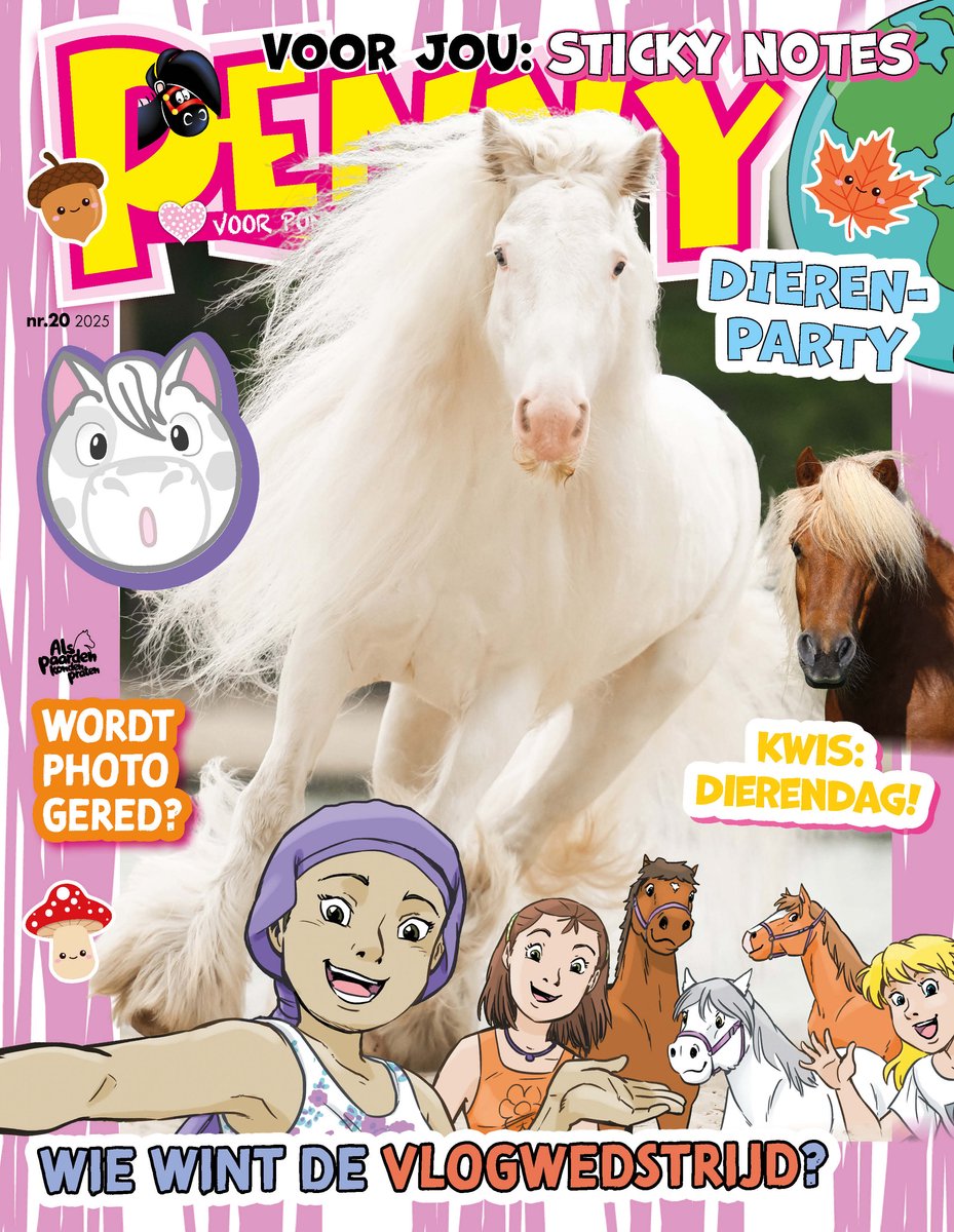 Penny Magazine Nr. 20-2025 - Tijdschriften - Tijdschrift - Magazine - Tijdschrift Paarden - Tijdschrift Kinderen - Paard - Paarden Spullen - Paardenliefhebber - Paarden - Pony - Veulen