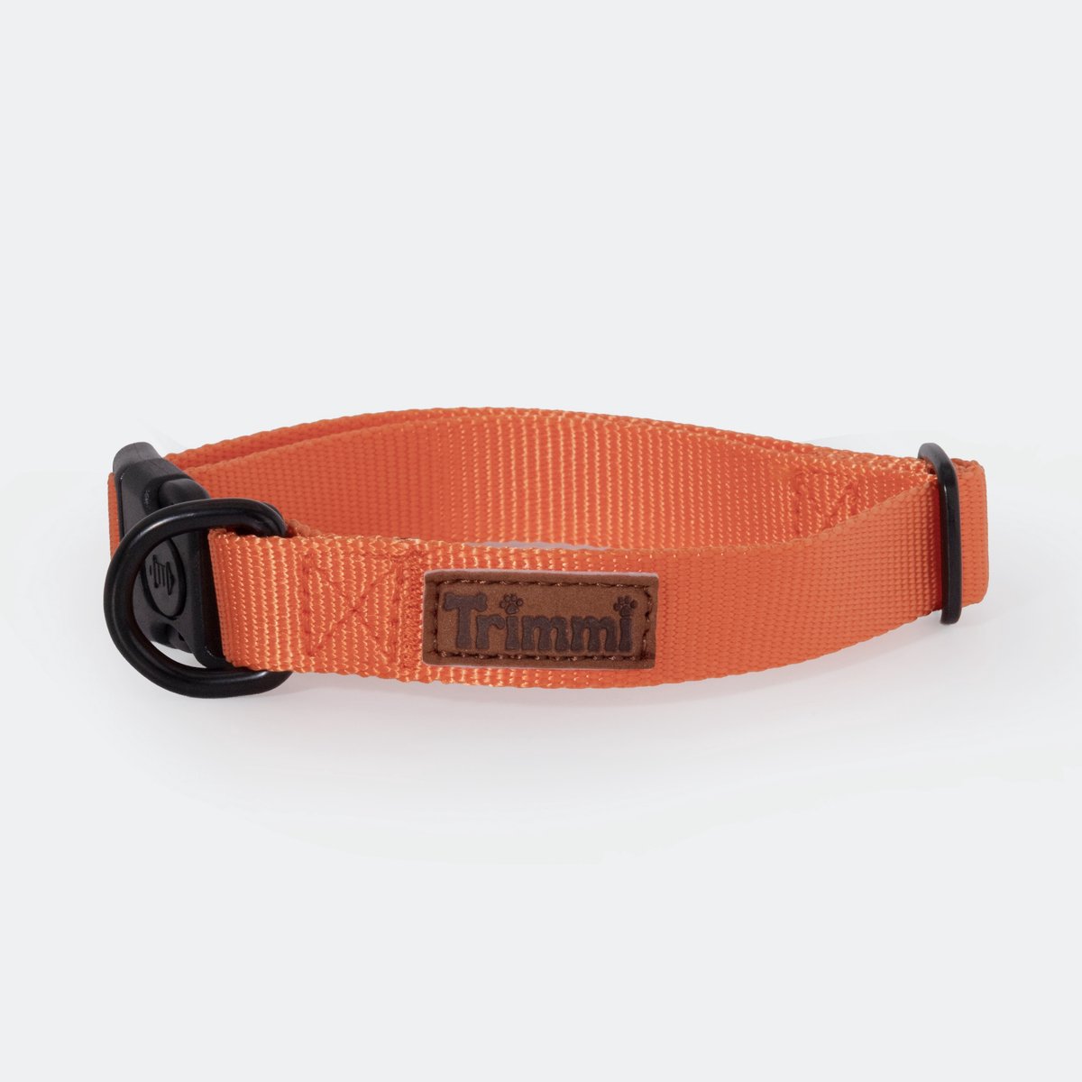 Nylon halsband oranje - maat XS - halsband hond - honden halsband - halsband - hondenhalsband met naam - halsbanden, riemen & tuigen - halsband puppy - halsbanden - hond - hondenhalsband kleine hond - Trimmi