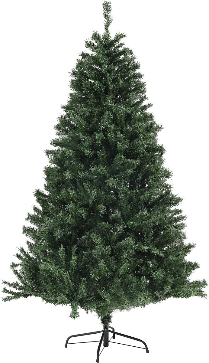 HOMCOM-Kerstboom-110x110x180cm-Kunststof-Groen