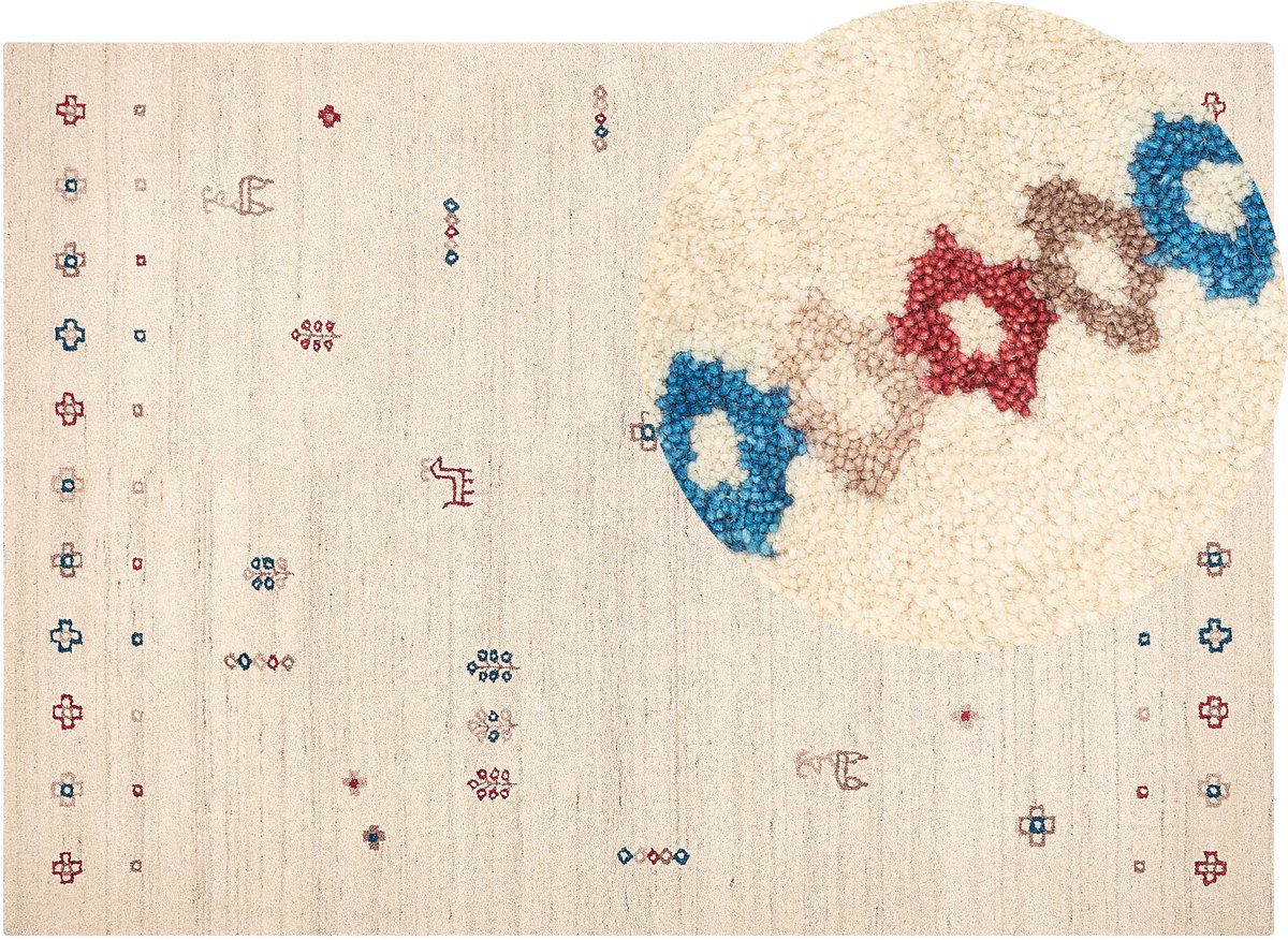 SULUCA - Modern vloerkleed - Beige - 200 x 300 cm - Wol