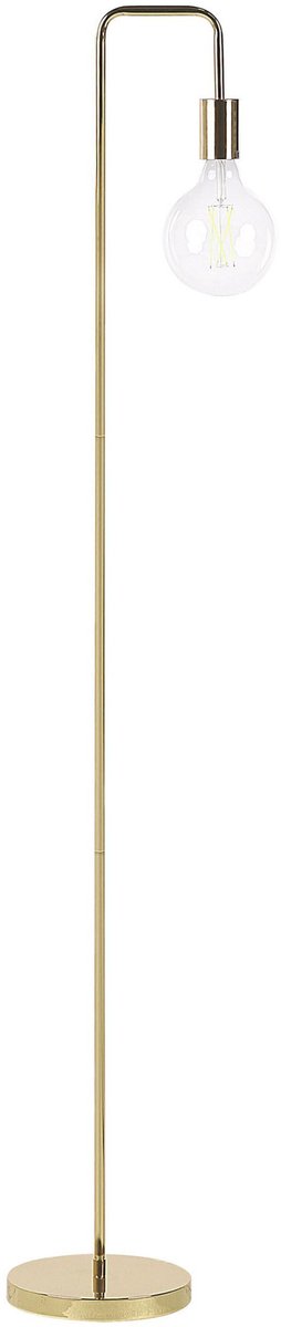 SAVENA - Staande lamp - Goud - Metaal