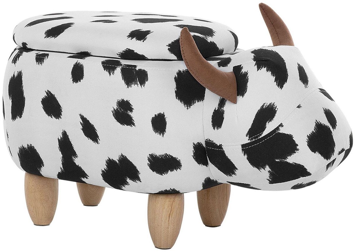 COW - Hocker - Wit - Polyester