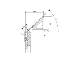 Hand- en voetbediende zetbank werkbreedte 1020 mm 0-135° plaatdiktes tot 2 mm gesegmenteerd boven- en ondermes Metallkraft