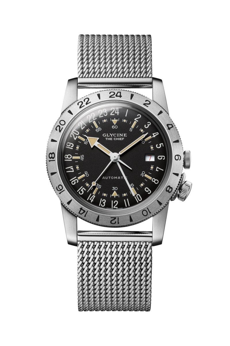Glycine GL0464 - Airman Vintage The Chief GMT 40