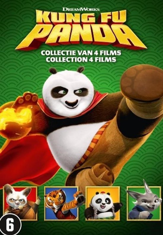 Kung Fu Panda 1 - 4 (DVD)