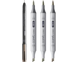 Copic Ciao set of 4, Shade Light/Warm