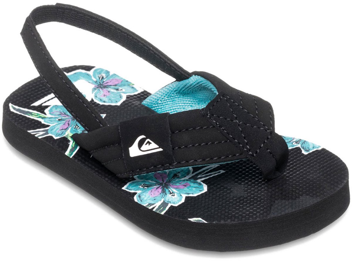 Quiksilver Molokai Layback Slippers Meisje Zwart