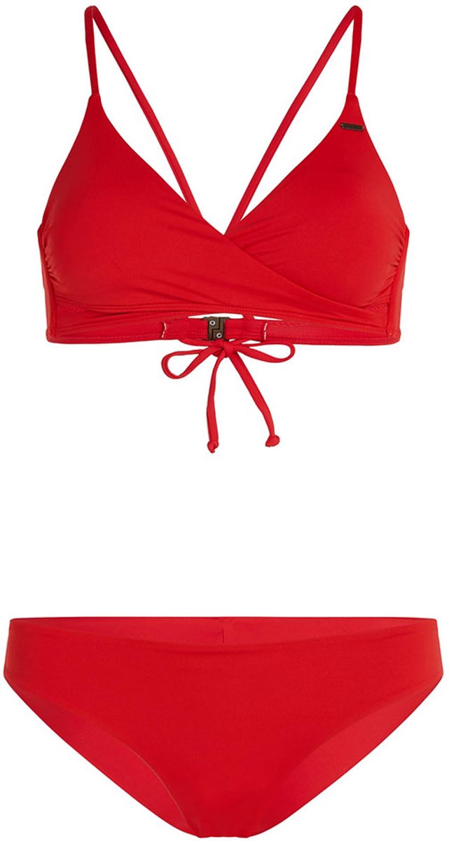 O´neill Essentials Baay Maoi Bikini 36 Vrouw Rood