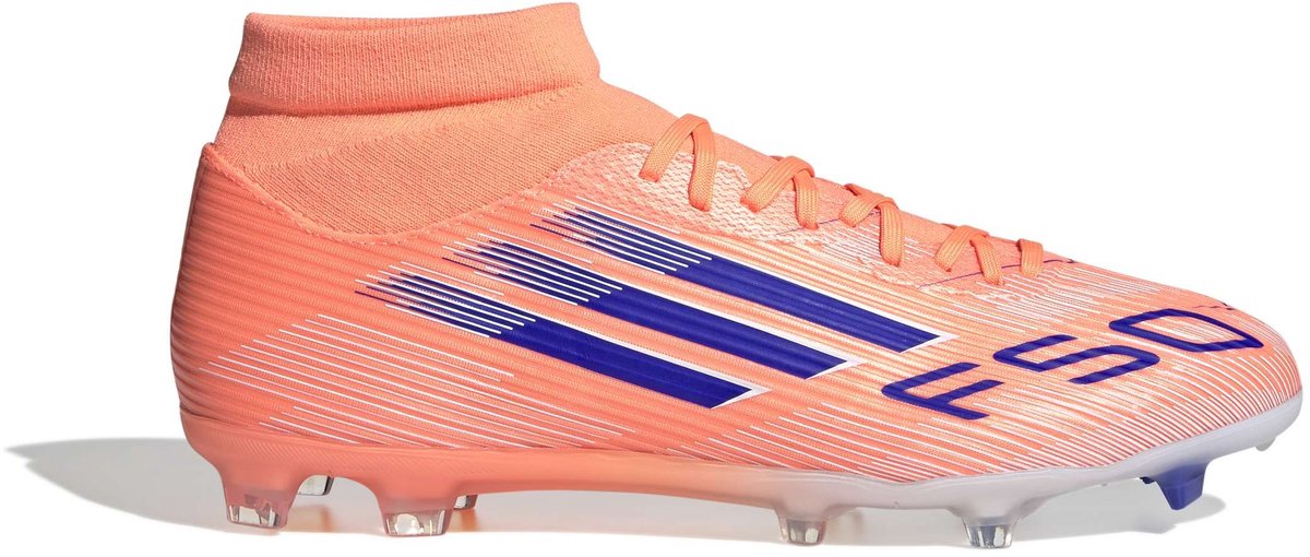 adidas Performance F50 League Mid Firm/Multi-Ground Voetbalschoenen - Unisex - Oranje — cadeau in Sport & Outdoor - foto 2