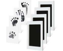 4-pack inktloze baby hand- en voetafdrukset, Clean Touch inktkussenset voor pasgeborenen en huisdieren, hondenpoot- en neusafdrukset