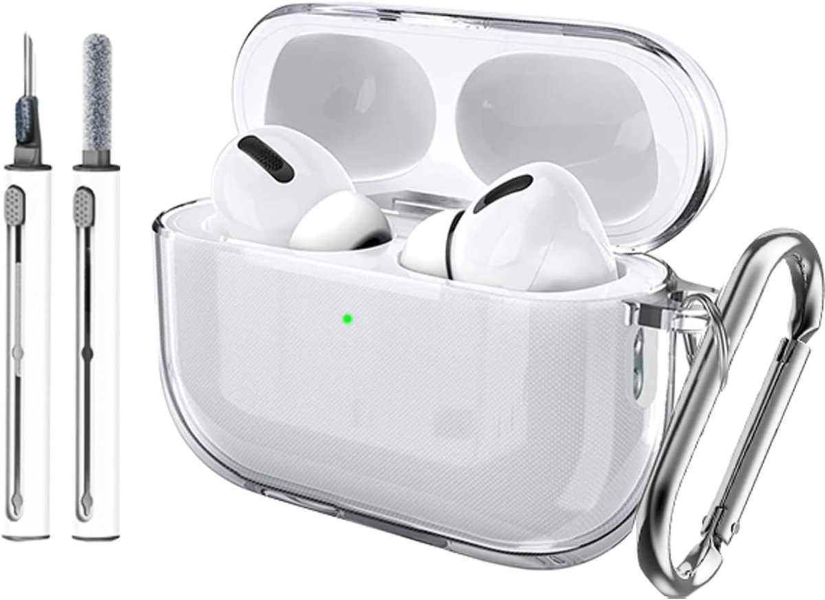 Ultradunne en Schokbestendige Beschermhoes voor AirPods Pro 3 - Siliconen, Antislip en Transparant