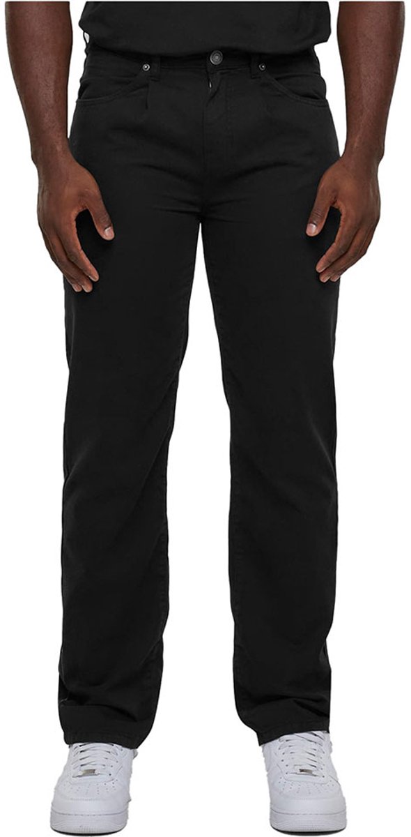 Urban Classics Organic Skater Chino Broek rechte pijpen Taille 31 inch Zwart