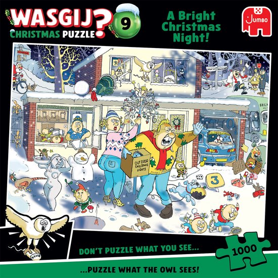 Wasgij Christmas 9 - A Bright Christmas Night! - 1000 stukjes