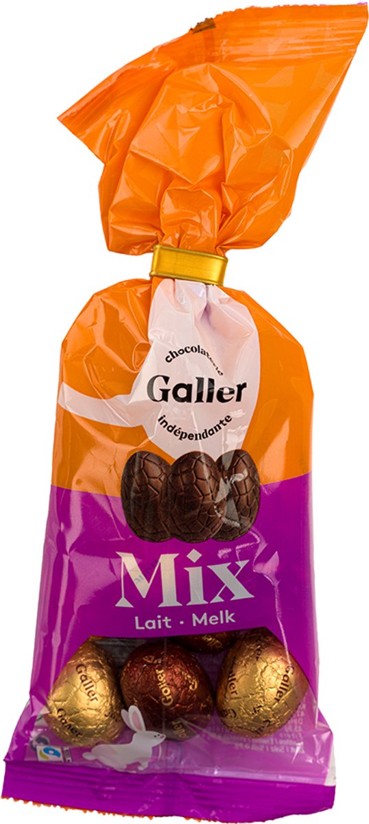 Set of chocolate Easter eggs Galler Milk Assortment, 93 g