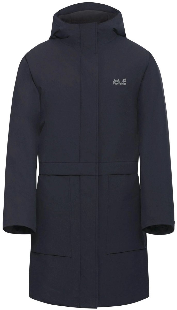 Jas Jack Wolfskin Women Wintertide Dark -L Blauw